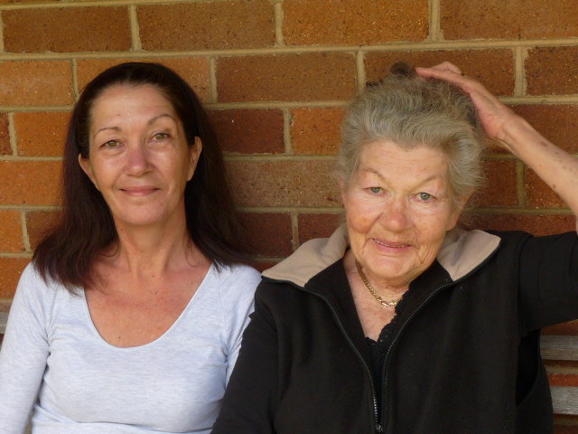 Shirley Murphy and her daughter, Susan Jones from La Perouse